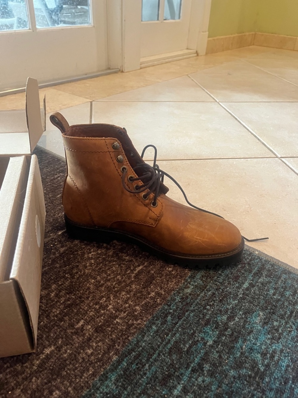 Patina London Boot Leather Lace-Up - Picture 4 of 6